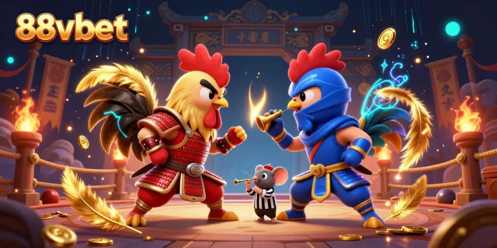 Experience thrilling action with 88vbet as fighting roosters face off in an epic showdown.