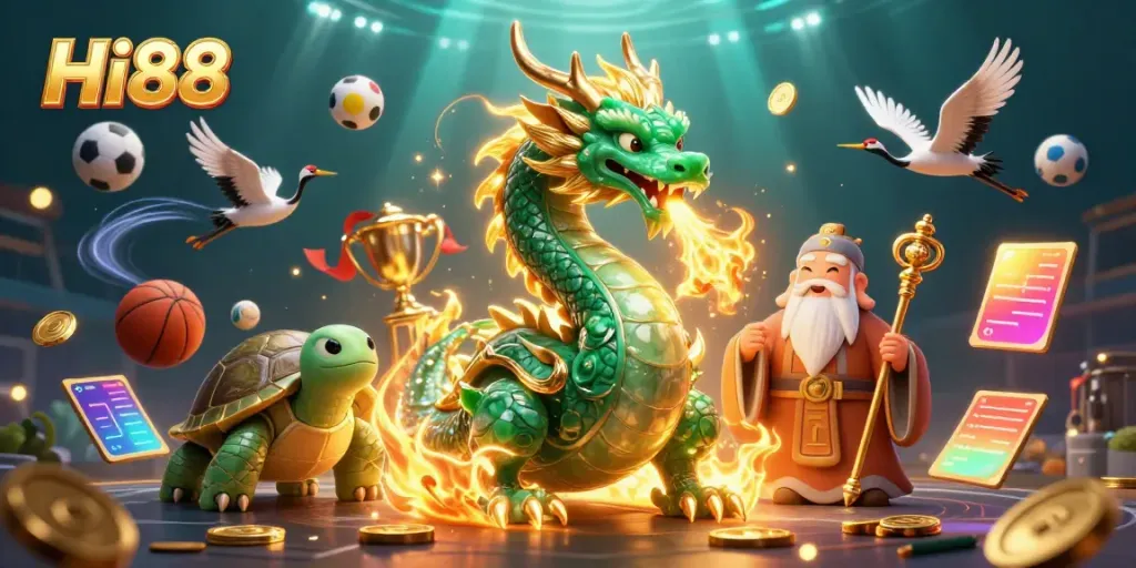 Experience thrilling wins at Hi88 with our lively casino adventure in a fantastical world.