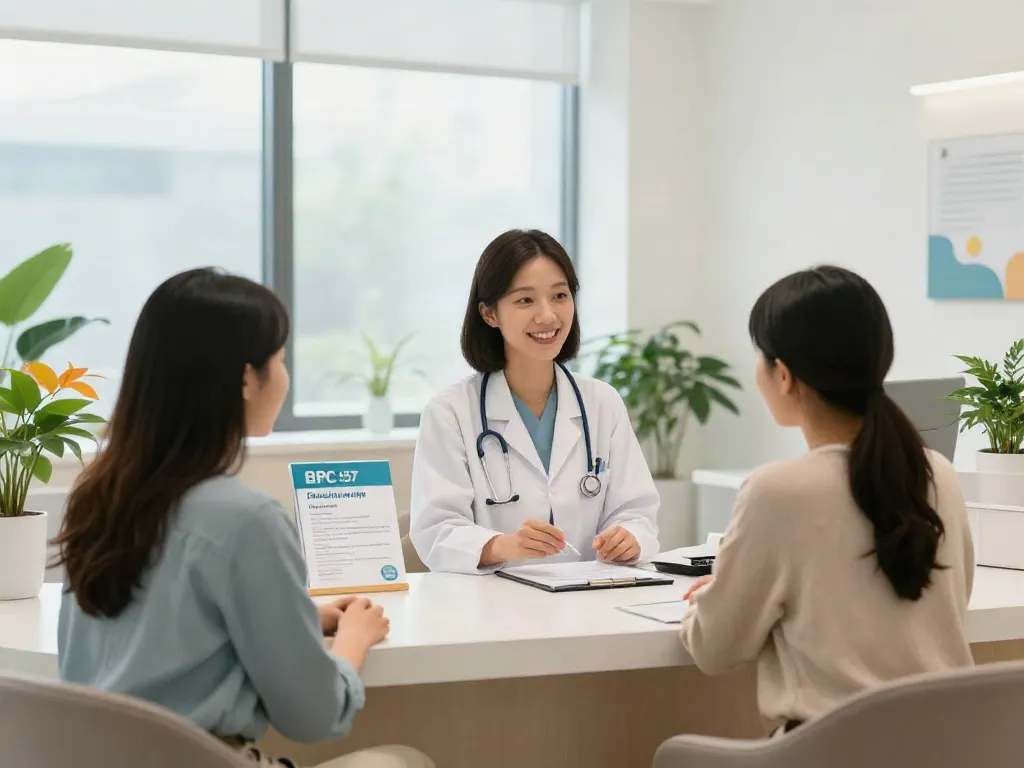 BPC 157 consultation in a modern health clinic focused on personalized patient care.
