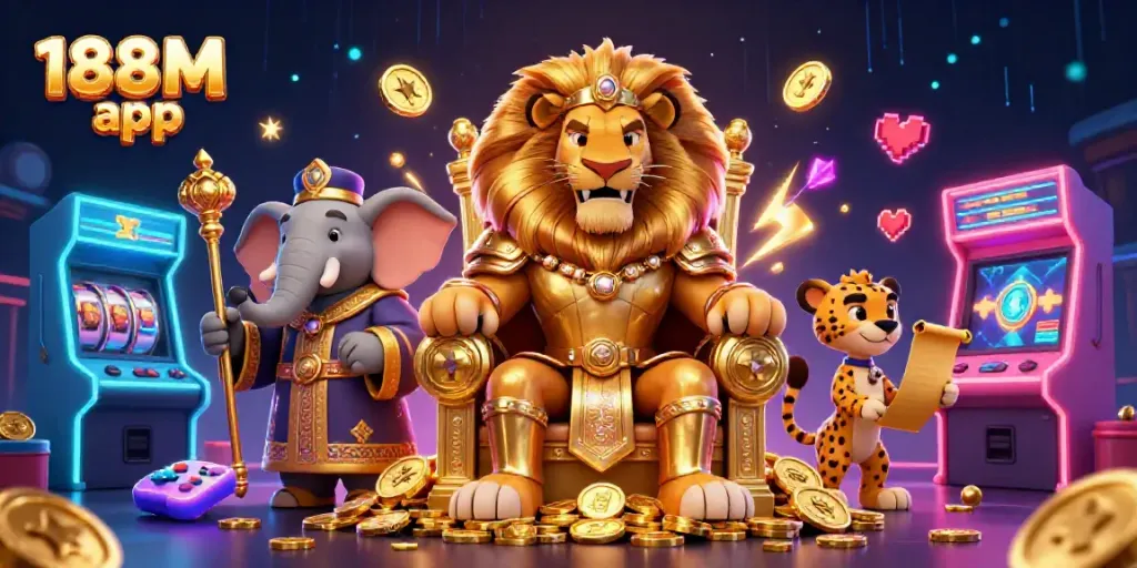 Engage with the exciting 188M app showcasing dynamic casino interfaces on a smartphone.