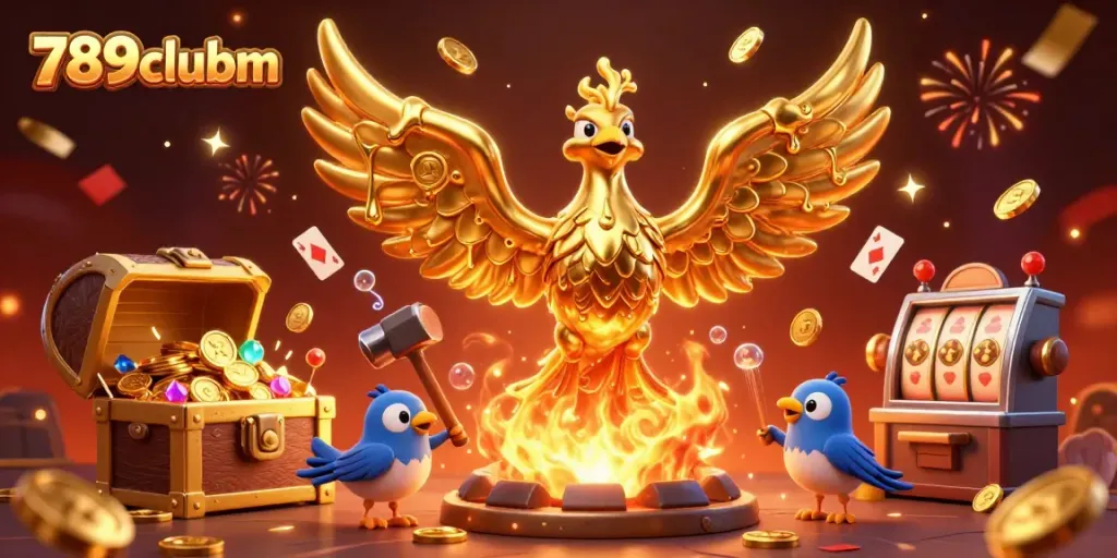 Engage in the thrilling action at 789clubm, where molten golden phoenixes and treasure await with high-stakes excitement.