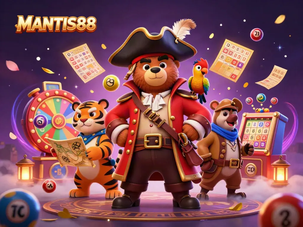 Experience thrilling gameplay with MANTIS88 featuring dynamic prizes and vibrant casino elements.