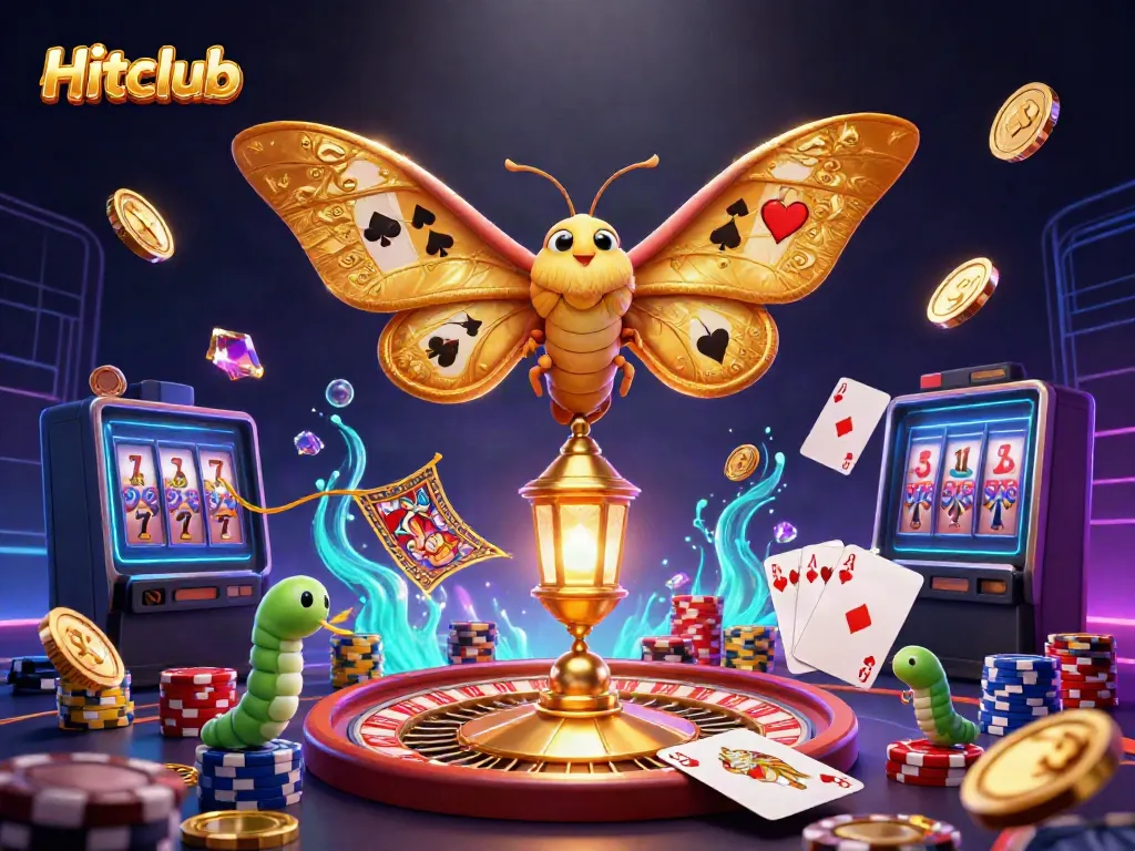 Experience exciting gameplay at Hitclub with a vibrant 3D casino world filled with treasures.