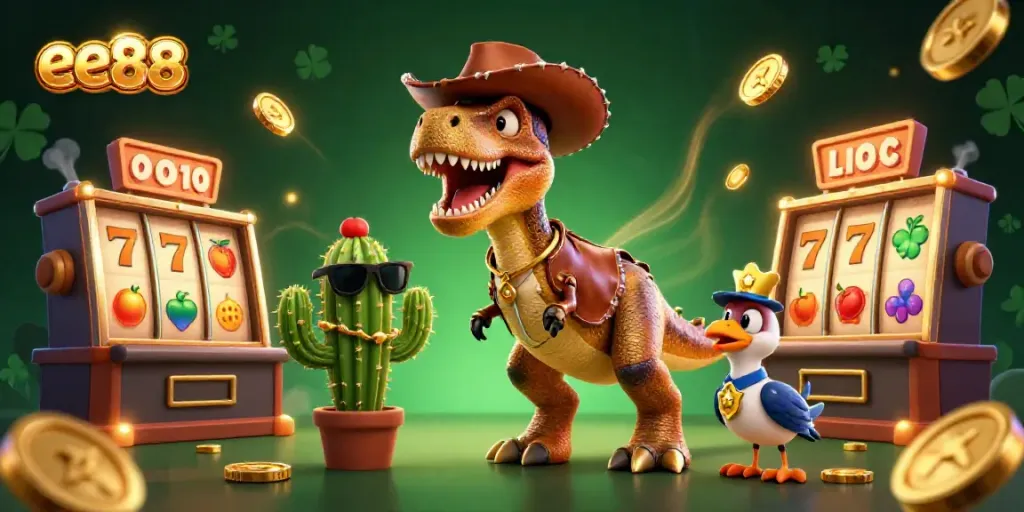 Experience thrilling jackpot wins at ee88 with vibrant slot adventures and colorful characters.