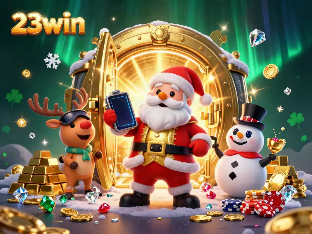 Join the excitement at 23win as Santa and friends celebrate with massive jackpots and casino fun!